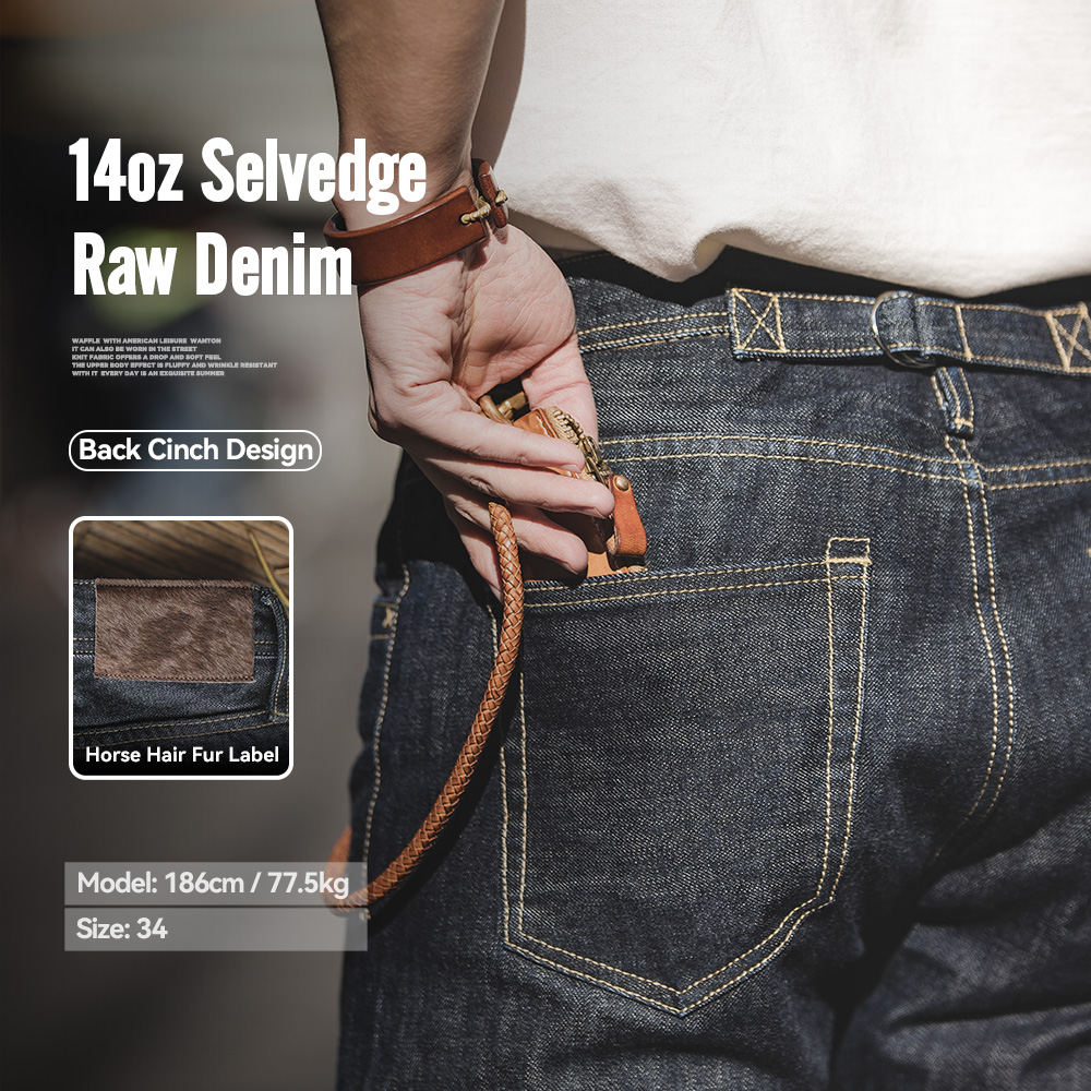 Maden Men's 14oz Raw Selvedge  - Levis Jeans 501 recension och pris