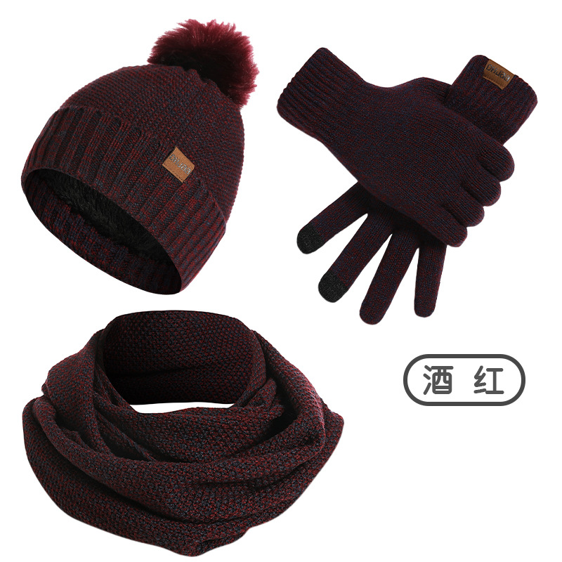 Women Winter 3Pcs Fleece Lined - Infinity Scarf Knit recension och pris