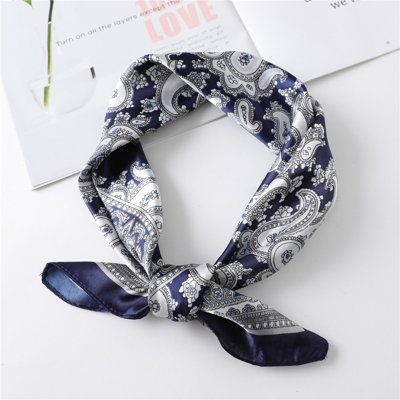 60cm Luxury Square Silk Scarf  - Silk Neck Scarf recension och pris