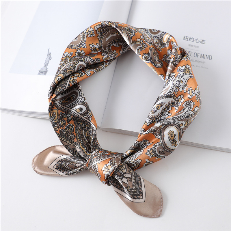 60cm Luxury Square Silk Scarf  - Silk Neck Scarf recension och pris