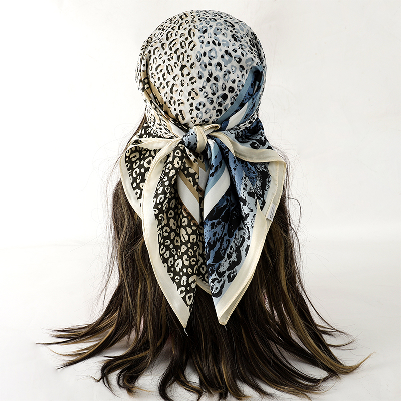 Luxury Silk Shawl Fat Cat Squa - Head Wrap Turban recension och pris