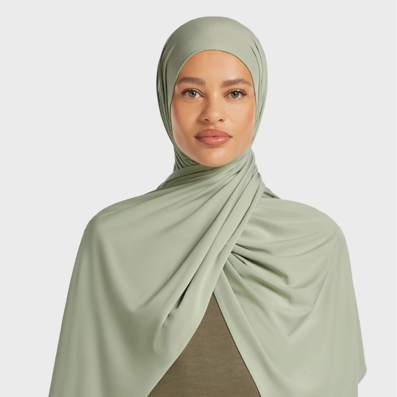 D9 Premium Liquid Jersey Hijab - Head Wrap Turban recension och pris