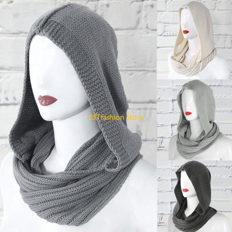 Y5GC Women Rib Knit for Infini - Infinity Scarf Knit recension och pris